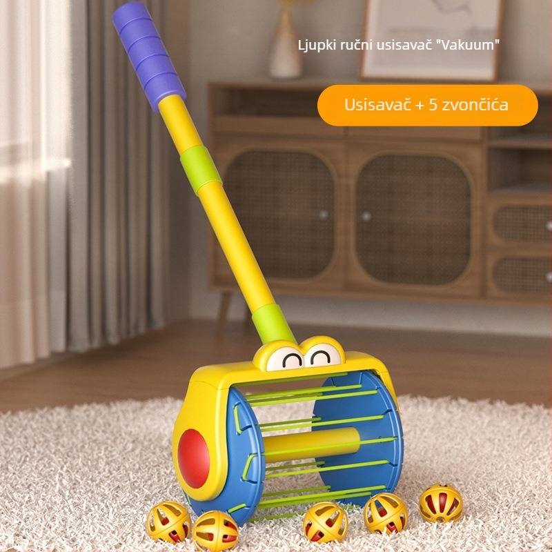 Dječja hodalica s električnim lansiranjem mjehurića — Plastična konstrukcija, za uzrast 4–6 godina, potiče vid i koordinaciju ruka-oko