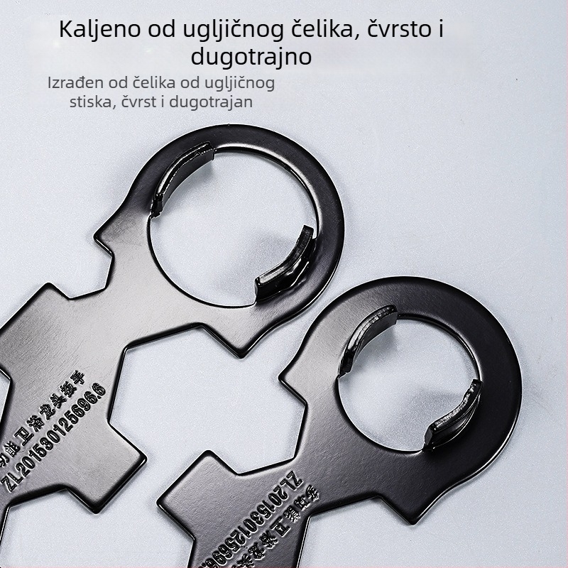 Višefunkcijski ključ za jezgru ventila slavine — metalna konstrukcija, model NW25A05-67, Niuxiang, moderni minimalistički stil