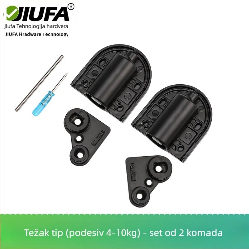 Panta za komodu s amortizerom, ABS + cinkova legura, elektroplatiranje, moderan stil