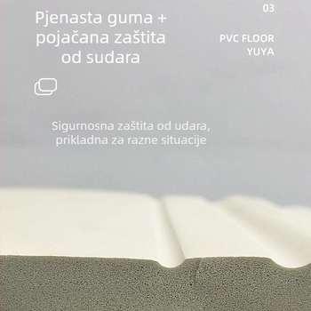 Samoljepljivi plastični zaštitnik za rubove – debeli, minimalistički dizajn, materijal NBR