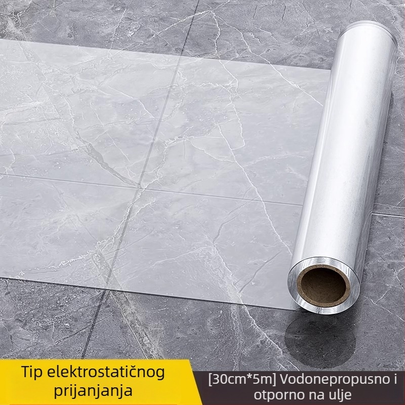 PVC samoljepljivi zidni naljepnica, vodootporna i otporna na ulja, 1 komad, za kuhinju, dnevni boravak, spavaću sobu i kupaonicu, moderni minimalistički stil