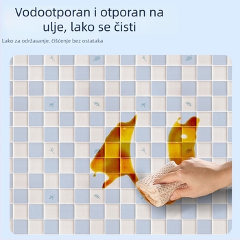 PVC Kućni zidni naljepnica - samoljepljiva, vodootporna, otporna na vlagu, otporna na masnoću - debljina 8 silk