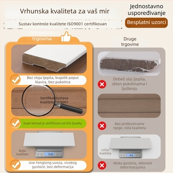 Lajsna od masivnog drveta Longan, francuski stil lakiran, model YDMY-H-FLY