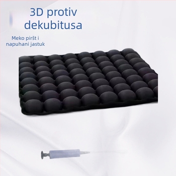 Napuhiva jastučnica protiv dekubitisa za sjedenje, 3D dizajn, korejski stil, punjenje: komadići pjene, materijal: poliester, prilagodljivo, pogodna za sve sofe, urede i automobile