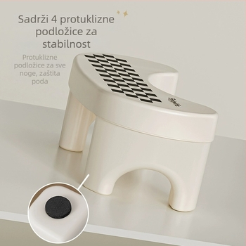 Plastična toaletna stolička, Friendly, ne sklapa se, za kućnu upotrebu, proizvedeno u Taizhou