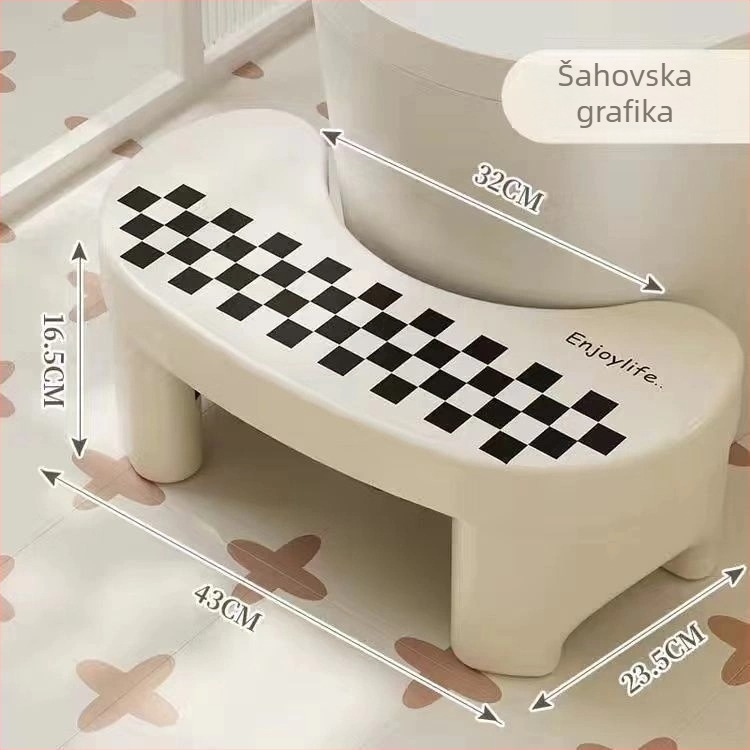 Plastična toaletna stolička, Friendly, ne sklapa se, za kućnu upotrebu, proizvedeno u Taizhou