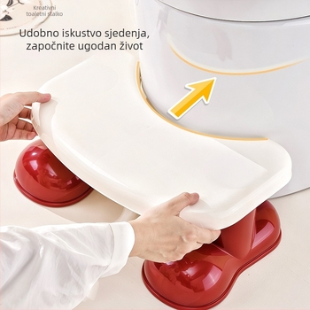 Stup za WC od plastike, nije sklopiv, model 9061