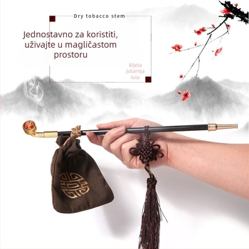 Mesingova retro fajka - rekvizit za fotografiju bez logotipa