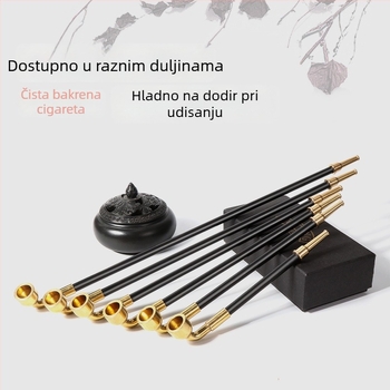 Mesingova retro fajka - rekvizit za fotografiju bez logotipa