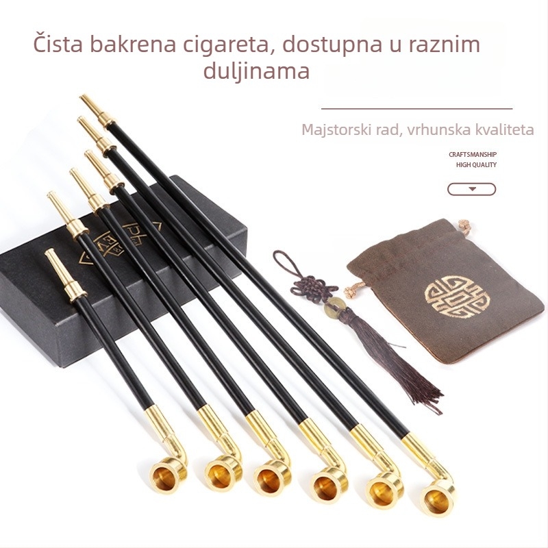 Mesingova retro fajka - rekvizit za fotografiju bez logotipa