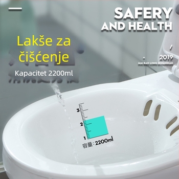 Yijia plastična sjedeća kada za odrasle – bez čučanja, za njegu hemoroida i nakon poroda