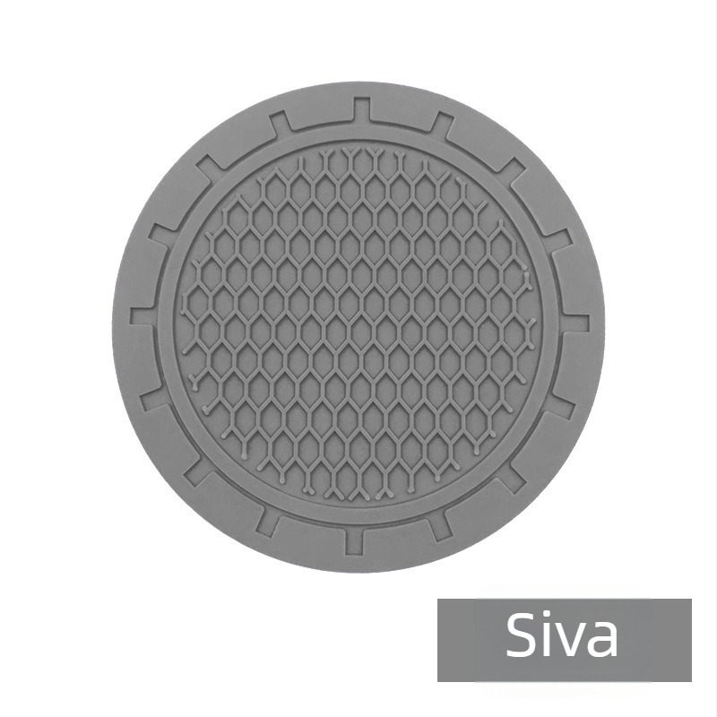 Automobilska podložnica za čašu od PVC-a s saćastom strukturom, Haoli logotip otisnut, protuklizno