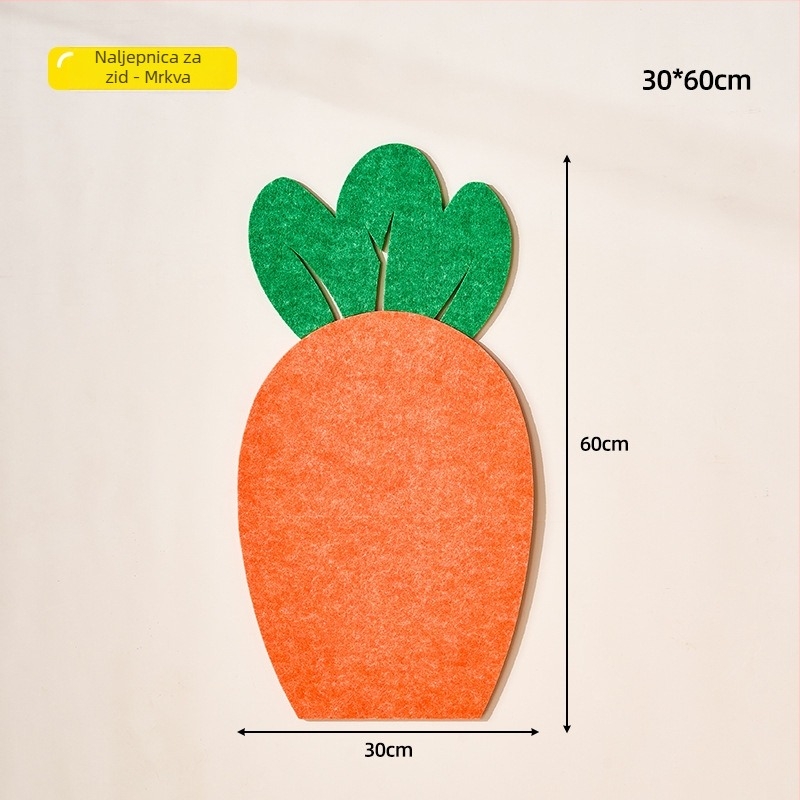 Mačja zidna naljepnica za grebanje – samoljepljiva, otporna na habanje, ne otpušta vlakna, materijal: filc, sladak stil