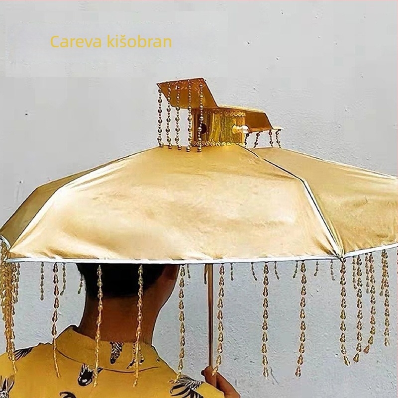 Sunčani kišobran, aluminijski okvir sa 6 rebara, aluminijski središnji štap, čelična drška, UPF > 40