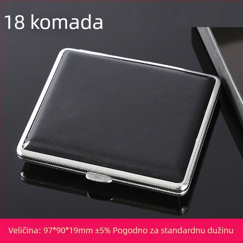 Shengling Kožna kutija za cigarete — moderni i minimalistički stil, lagani luksuz; otisak logotipa; mogućnost prilagodbe