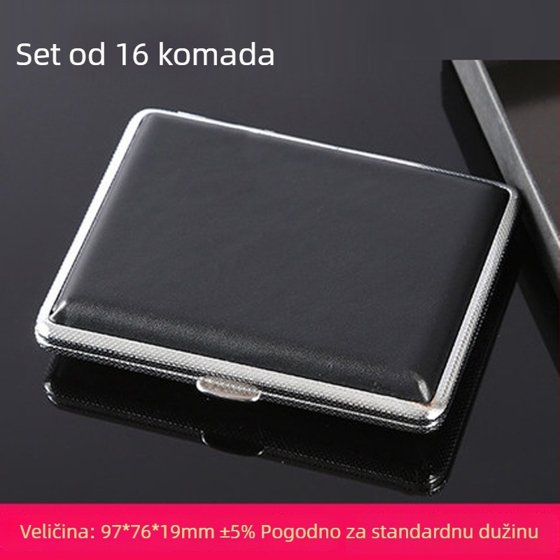 Shengling Kožna kutija za cigarete — moderni i minimalistički stil, lagani luksuz; otisak logotipa; mogućnost prilagodbe
