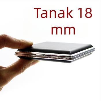 Metalni etui za cigarete Water ice, s otisnutim logom, paket od 300 komada, moderni minimalistički stil.