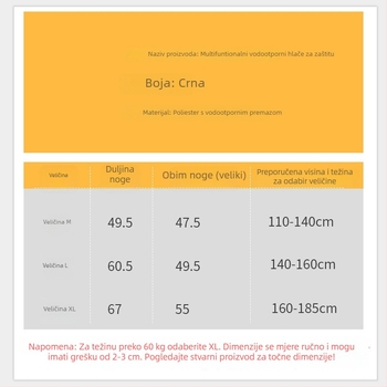 Jednodelno kišobranasto pončo za odrasle, poliester tkanina s vodootpornim PU slojem, uobičajena debljina, planinarska kišna oprema