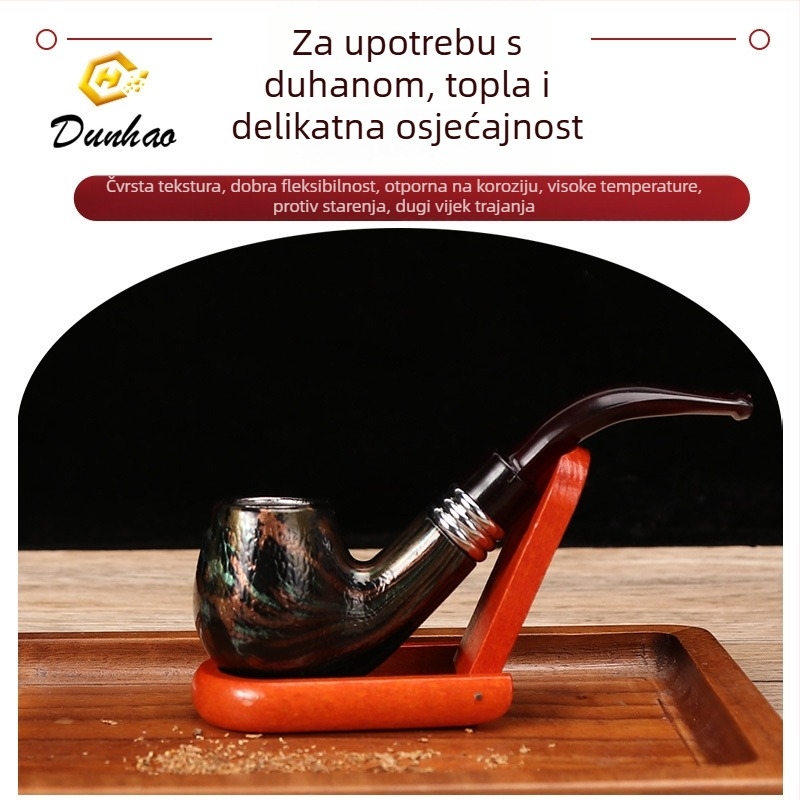 Dhl lula od smole – višekratno upotrebljiva s mikroporoznim filtrima, moderni minimalistički zakrivljeni dizajn, pogodna za dar