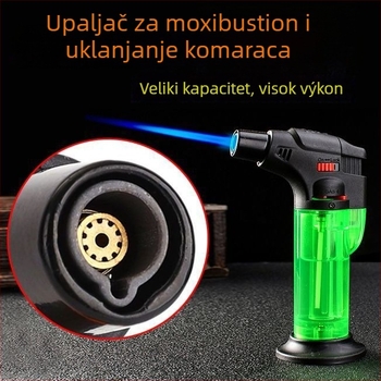 Paljenje za moksibustiju – Plastično kućište, Ponavljajuća butanska zapaljka, Otporna na vjetar, Xia feng