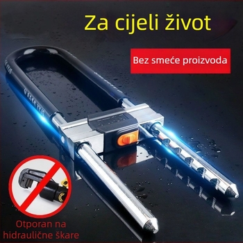 U-oblik zatvarač za staklena vrata, nehrđajući čelik, model 1, vanjska upotreba, Novi kineski stil