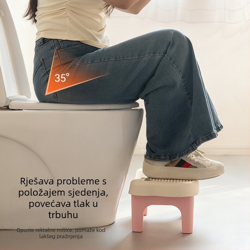 Plastično WC potporno postolje za kućnu upotrebu — debeli korak, nije sklopivo, model 9236, brend Yuechen Youpin