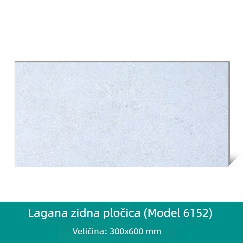 Glažirana porcelanska pločica za kuhinju i kupaonicu, sjajna površina, protuklizna i otporna na habanje, apsorpcija vode 0,5%, čvrstoća tlačna 2000