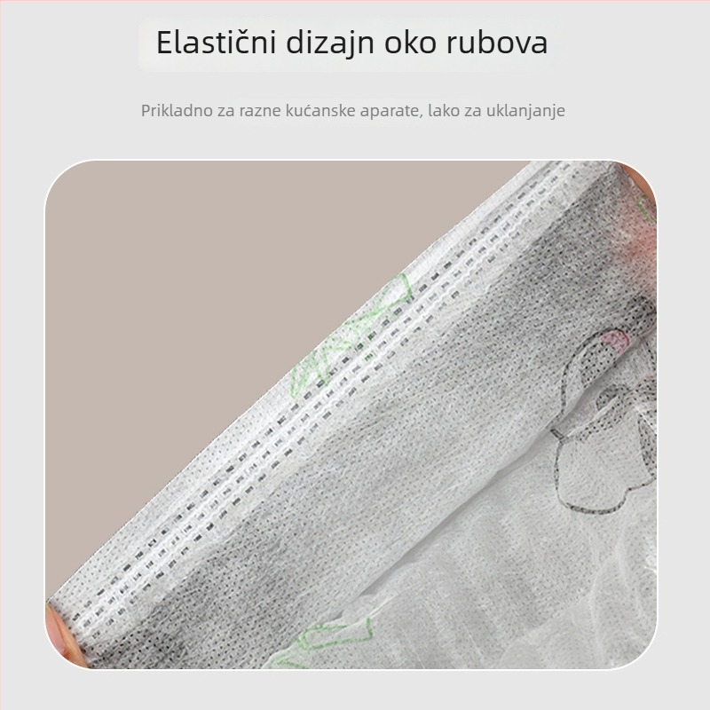 Yu Chen zaštitni pokrov od prašine za kućanske uređaje, platneni materijal, prilagodljiv uzorak, mogućnost ispisa logotipa, višefunkcionalni zaštitni pokrov