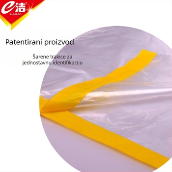 Zaštitni pokrov za prašinu za krevete i namještaj, plast, kvadratnog oblika, vodootporan, jednokratna