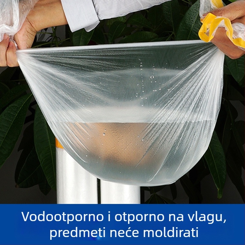 Zaštitni pokrov za prašinu za krevete i namještaj, plast, kvadratnog oblika, vodootporan, jednokratna