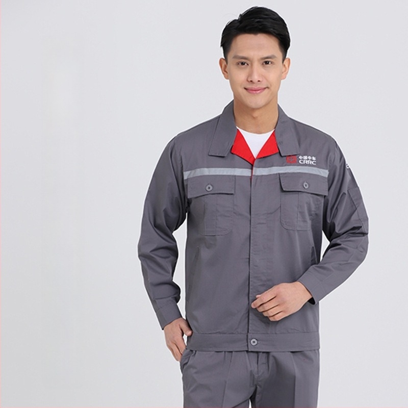 Shengdelong Muški set radne odjeće za mehaničara s reflektirajućim detaljima, pamuk mješavina, proljeće–jesen, tvornica radionica