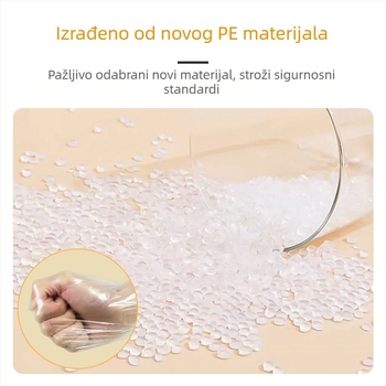 Pravokutni plastični zaštitni film za dekoraciju namještaja i internata; proziran, otisak logotipa, prilagodljiv i može se izrezati na željenu veličinu.