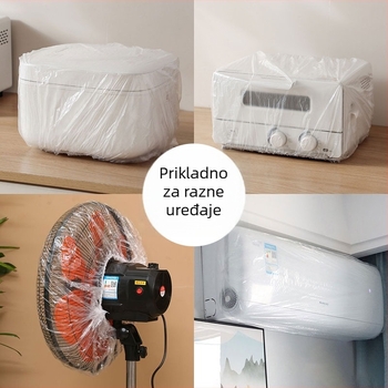 Jednokratni zaštitni poklopac za kućanske aparate — proziran, protiv žohinja, pogodan za rižino kuhalo, mikrovalnu pećnicu i fritu za zrak
