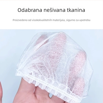 Univerzalno jednokratno zaštitno pokrivalo za kotačiće kofera — netkani materijal, elastično, pogodno za kofer, stol i stolice