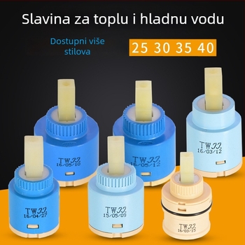 Kuhinjski slavina keramičko jezgro ventila 25/35/40 – miješanje tople i hladne vode, komplet za održavanje