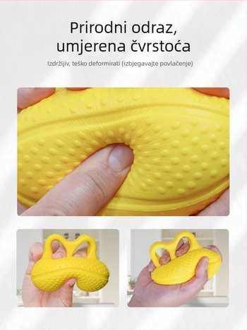 Lopta za jačanje stiska ruke – PU materijal, vježbanje prstiju i zapešća, za odrasle