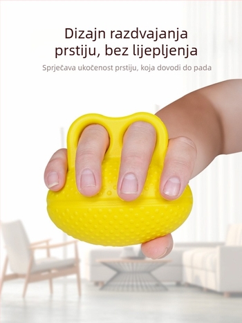 Lopta za jačanje stiska ruke – PU materijal, vježbanje prstiju i zapešća, za odrasle