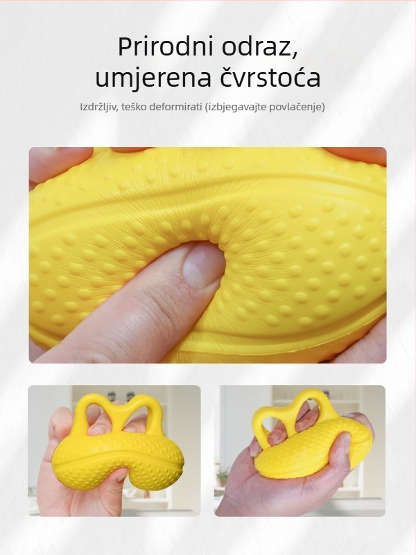 Lopta za jačanje stiska ruke – PU materijal, vježbanje prstiju i zapešća, za odrasle