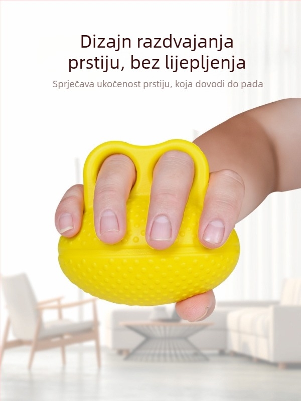 Lopta za jačanje stiska ruke – PU materijal, vježbanje prstiju i zapešća, za odrasle