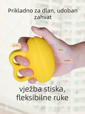Jačanje stiska i vježbanje prstiju uz PU kuglu za trening ruke, prstiju i zapešća