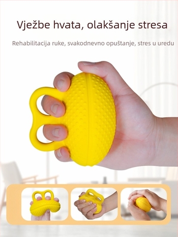 Jačanje stiska i vježbanje prstiju uz PU kuglu za trening ruke, prstiju i zapešća