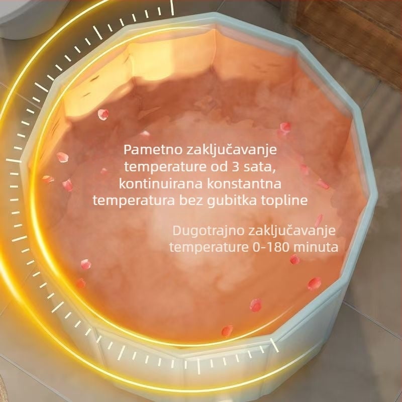 Sklopiva kada za odrasle — za kupanje, nosivost 100 kg, materijal: tarpaulin