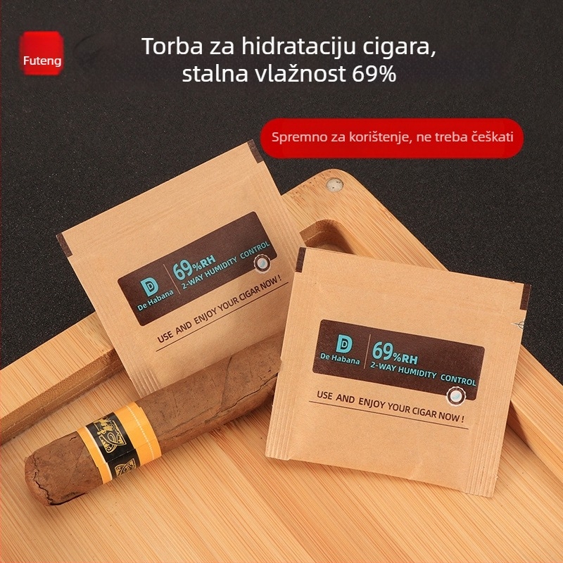 Forten Torba za vlagu cigara, 69% relativna vlažnost, Boveda Humidipak 8g, ponovno upotrebljiva