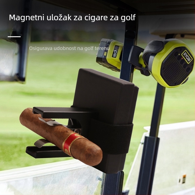 Magnetski držač za cigare iz nehrđajućeg čelika, prenosiv za vanjsku upotrebu, podesiv