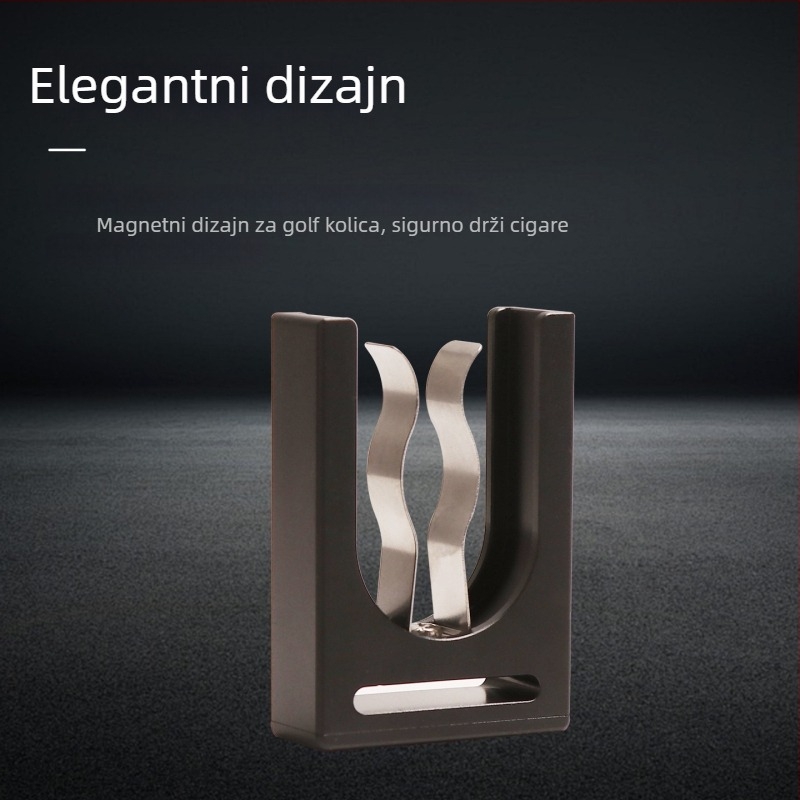 Magnetski držač za cigare iz nehrđajućeg čelika, prenosiv za vanjsku upotrebu, podesiv