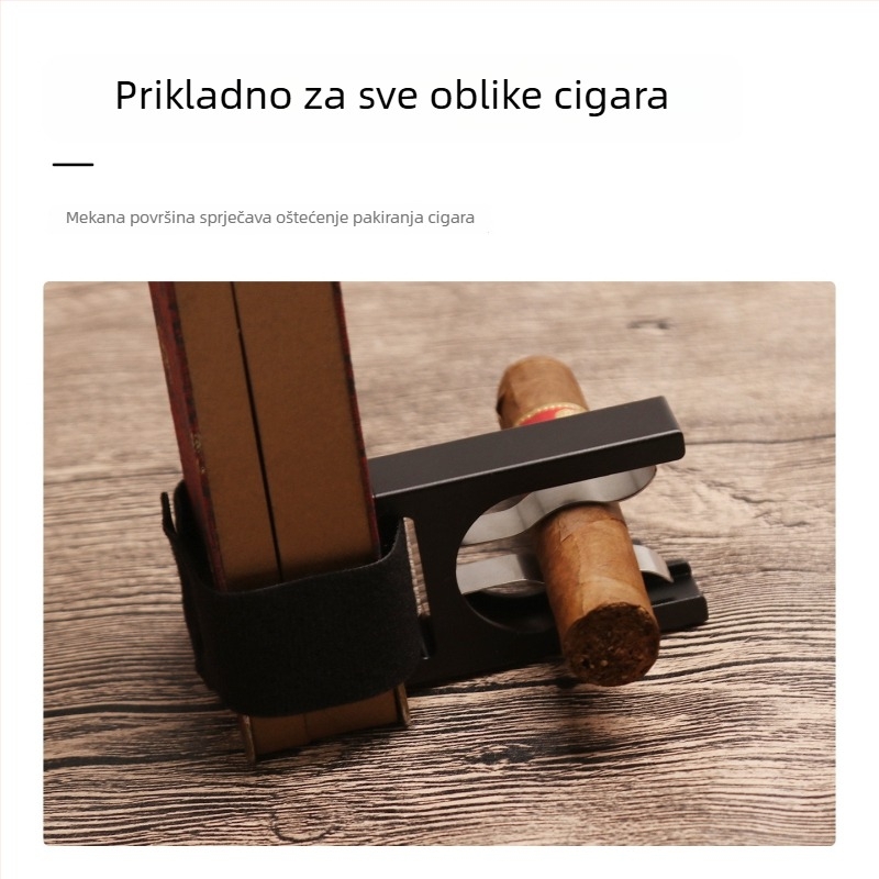 Magnetski držač za cigare iz nehrđajućeg čelika, prenosiv za vanjsku upotrebu, podesiv
