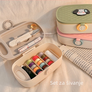 Šivaća kutija, prijenosni džepni dizajn, 12-dijeli šivaći set, jednostavan stil