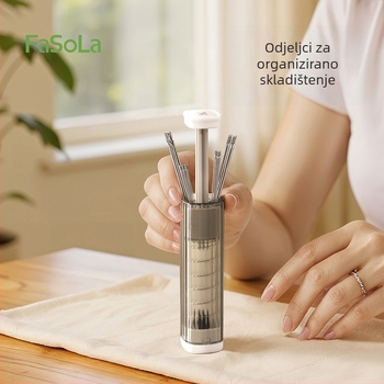 Prijenosni džepni set igala i konca, kutija za igle, PC/ABS/karbonska čelika, 360 komada, DZ-844