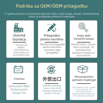 Mala limena kutija za poklon – plosnatog oblika, offset tisak, model Tinplate small iron box