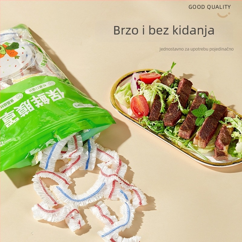 Jun Chef Jednokratne navlake od folije za hranu za čuvanje svježine u zdjelama (1 kom)